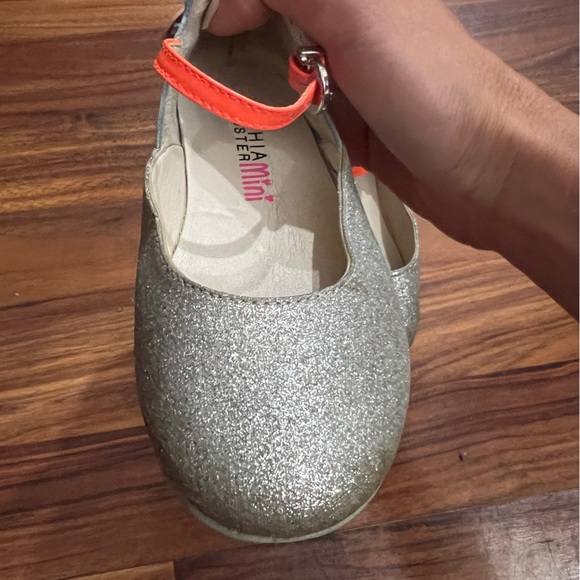 Sophia Webster Mini Chiara Mary Jane Butterfly Flats Leopard Glitter Kids 9 25 - Picture 13 of 15